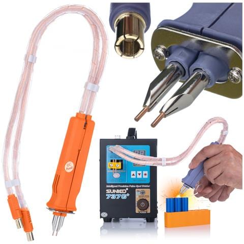 Punta Di Saldatura Sunkko 70bn Arancione - Distanza Regolabile 2-7mm | Compatibile Con Saldatrici Sunkko 709a, 709ad, 737g+ - Foto 1