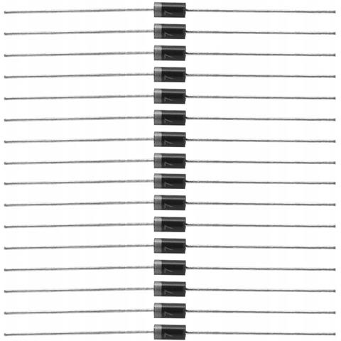 Diodo Raddrizzatore 1n4007 - 1000v 1a Do41 | Alta Resistenza Sovratensioni | 20 Pezzi Per Applicazioni Elettroniche - Foto 3