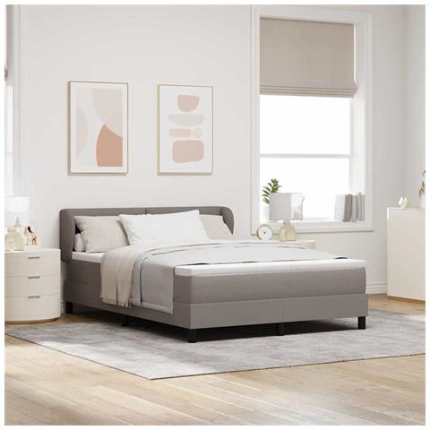 Letto a molle con materasso Talpa 140 x 190 cm Tessuto - Foto 2