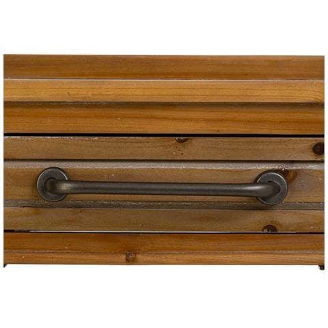 Mobile Da Ingresso In Legno E Metallo Marrone 50x38x82h - Foto 8