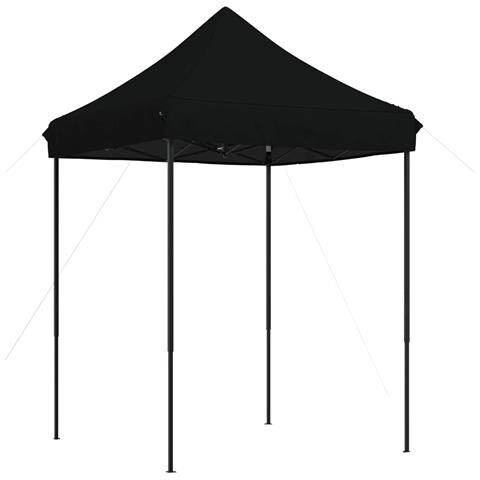 Tenda Party Nero 200 x 200 x 306 cm Tessuto Oxford - Foto 1