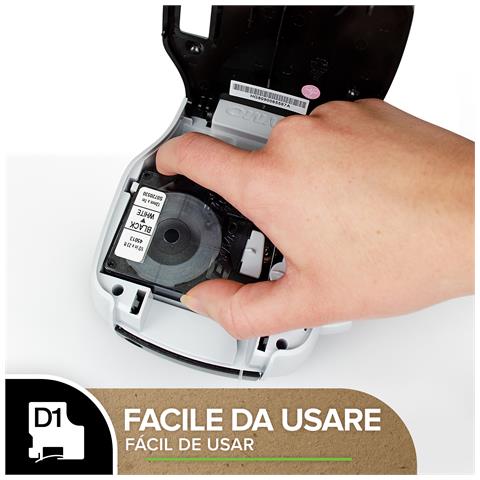 D1 etichette originali | stampa nera su bianco | 12 mm x 7 mm | etichette autoadesive per etichettatrice LabelManager | 20 pezzi - Foto 11