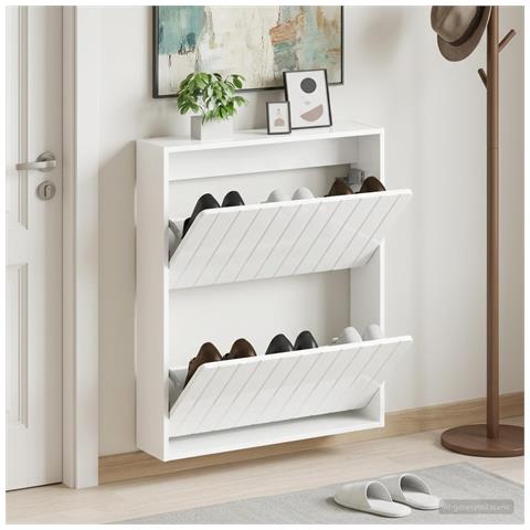 Mobiletto per Scarpe da Muro ZWOLLE 71 x 17 x 86 cm - Foto 2