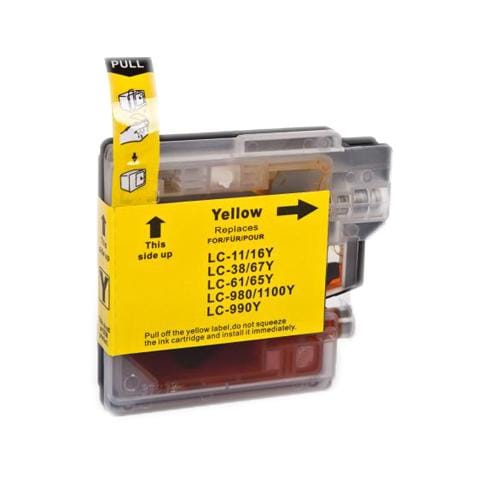 Cartuccia Ink-Jet Compatibile Brother LC 980 / LC1100 Y Giallo - Foto 1