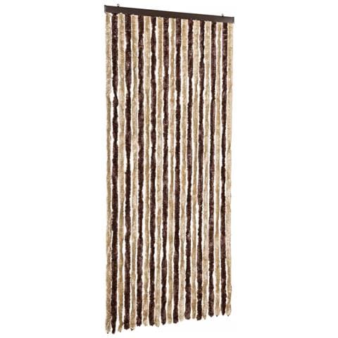 Zanzariera 90 x 220 cm Beige e Marrone Chiaro 90x220cm Ciniglia - Foto 1
