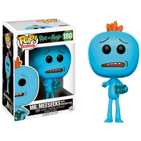 Rock And Morty Pop Animation Vinile Figura Mr. Meeseeks 9 Cm - Foto 2