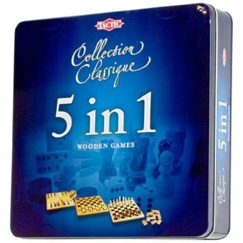5 In 1 Wooden Games Collection - Foto 1