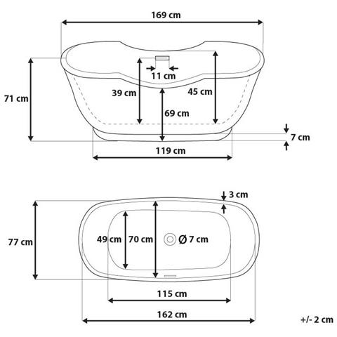 Vasca Da Bagno Freestanding Bayley - Foto 6