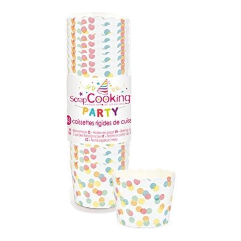 25 Pirottini In Carta Da Forno Per Cupcakes - Coriandoli - Foto 1