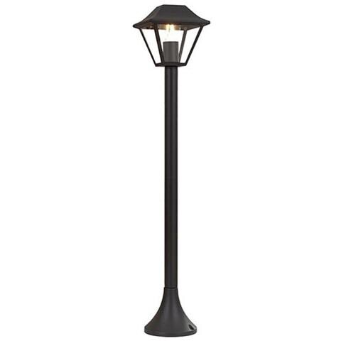 V-tac Vt-845 Portalampada Da Giardino Lanterna In Alluminio Nero Fissaggio A Terra 95cm Ip44 1xe27 - Sku 8687 - Foto 1