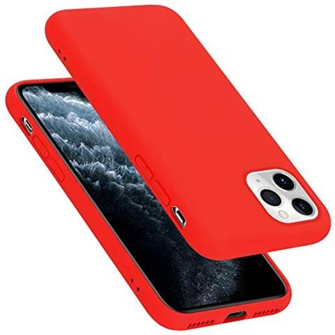 Custodia Compatibile Con Apple Iphone 11 Pro 5.8 In Liquid Rosso - Coperchio Protettivo In Silicone Tpu Flessibile - Foto 1