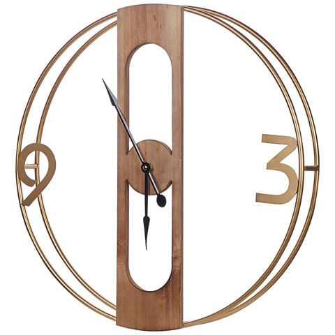 Orologio Da Parete Ø 50 Cm In Legno Chiaro Mulhouse - Foto 14