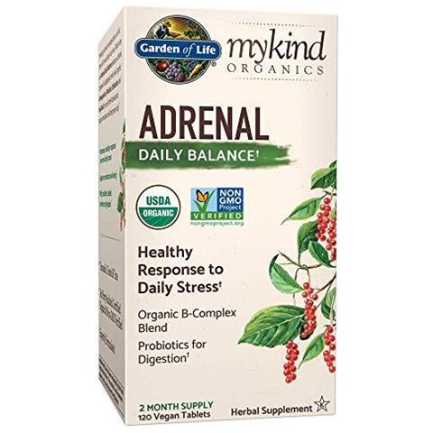Giardino Della Vita Mykind Organics Surrenale Giornaliero Balance - 120 Compresse Vegan - Foto 1