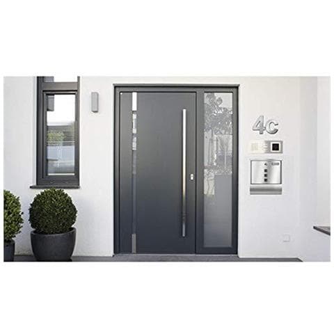 Acciaio Inox Letterbox Con Il Giornale Rullo Acciaio Inossidabile Spazzolato Finestra Targhetta Identificativa Hardware Di Montaggio Incluso (viti E Tasselli) E 2 Chiavi Argento - Foto 4