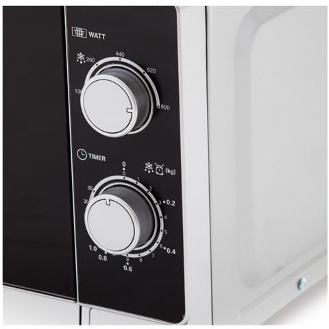 Forno a Microonde R200INW Capacità 20 L Potenza 800 W Colore Argento - Foto 3