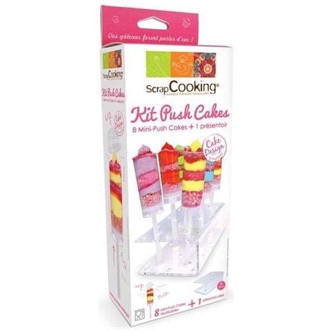 Kit 8 Mini Push-cake + 1 Supporto - Foto 1