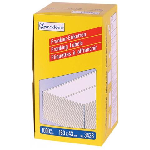 3433 Etichetta Autoadesiva Rettangolo Bianco 1000 Pz - Foto 1