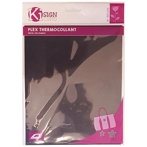 Flex Termoadesivo - Nero Opaco 20 X 25 Cm - Foto 1