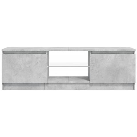 Mobile Porta TV con Luci LED Grigio Cemento 120x30x35,5 cm - Foto 10