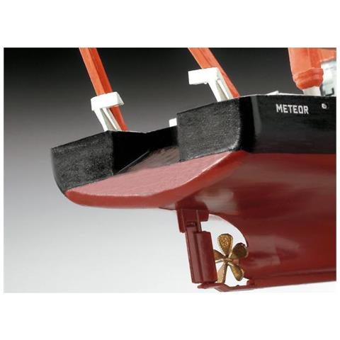 German Research Vessel Meteor Modello Di Nave Da Ricerca Kit Di Montaggio 1:300 - Foto 2