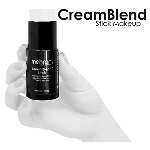 Crema Per Il Truccoblend Stick Pittura Per Il Viso, Pittura Per Il Corpo E Crema Per Fondotinta Trucco Stick Per La Pittura Per Il Corpo 21 G (75 Oz) (bianco) - Foto 2