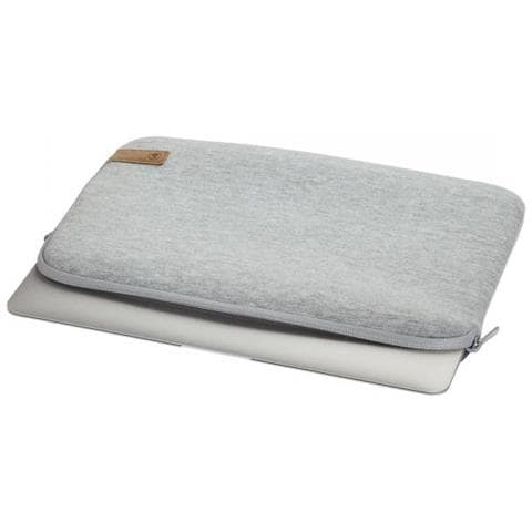 Jersey Borsa Per Notebook 33,8 Cm (13.3"") Custodia A Tasca Grigio - Foto 2