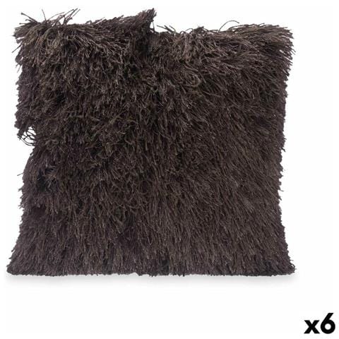 Cuscino Grigio Cotone Poliestere 45 X 2 X 45 Cm (6 Unità) - Foto 1