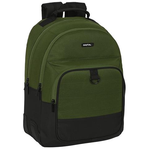 Zaino Scuola Dark Forest Nero Verde 32 X 42 X 15 Cm - Foto 1