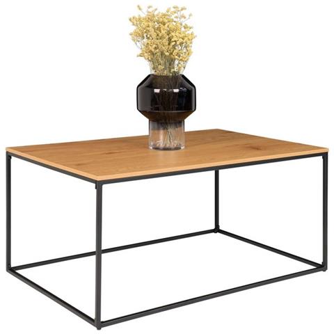 Tavolino Vita - Marrone - Metallo - 60x90x45 Cm - Foto 1