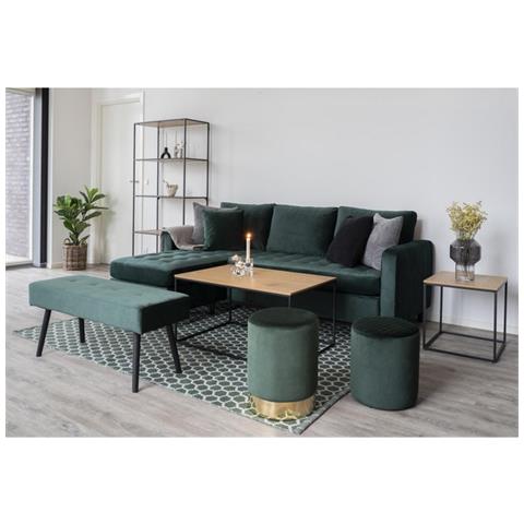 Tavolino Vita - Marrone - Metallo - 60x90x45 Cm - Foto 2