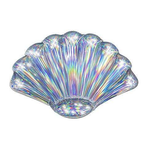 Materassino Gonfiabile Conchiglia Iridescente Scintillante 43414 - Foto 1