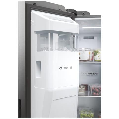 Frigorifero Americano 90,5 Cm 601 L Platino Ventilato - Hsw79f18cimm - Foto 6