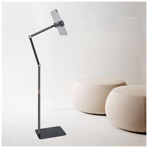 Supporto Da Pavimento Per Tablet E Telefoni Con Doppi Bracci Regolabili - Foto 2