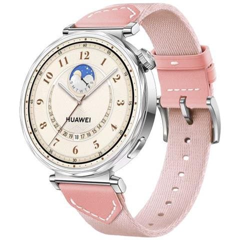 Cinturino In Nylon Per Huawei Gt5/gt4 Pink - Foto 1