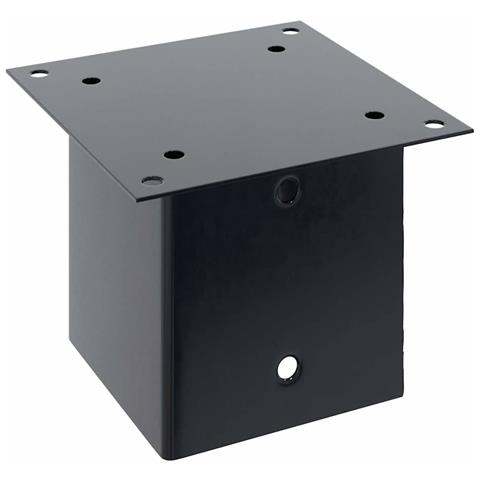 Basi Pali Quadrati 12 pz 141x141 mm Acciaio Verniciato Polvere - Foto 9