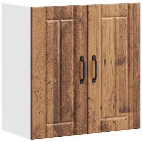 Pensile Da Cucina Lucca Legno Antico In Legno Multistrato - Foto 2