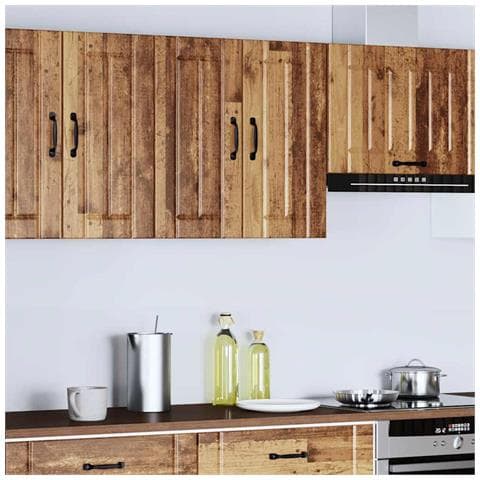 Pensile Da Cucina Lucca Legno Antico In Legno Multistrato - Foto 3