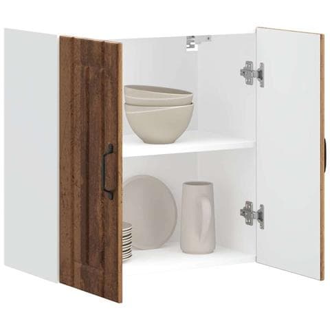 Pensile Da Cucina Lucca Legno Antico In Legno Multistrato - Foto 1