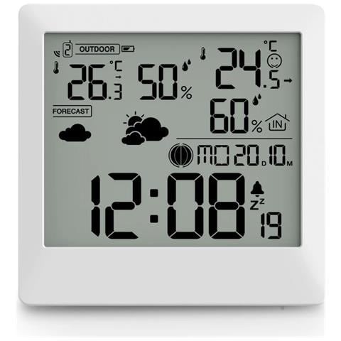 00222238 stazione meteorologica digitale Bianco LED Batteria - Foto 1