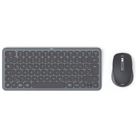 Tastiera e Mouse Wireless 00173061  (Layout Tedesco) Colore Nero - Foto 1