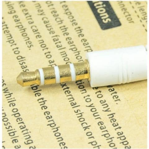 Auricolare Cu-1300 Stereo In-ear Con Supporto Orecchio Jack 3,5mm White Per Smartphone - Foto 5