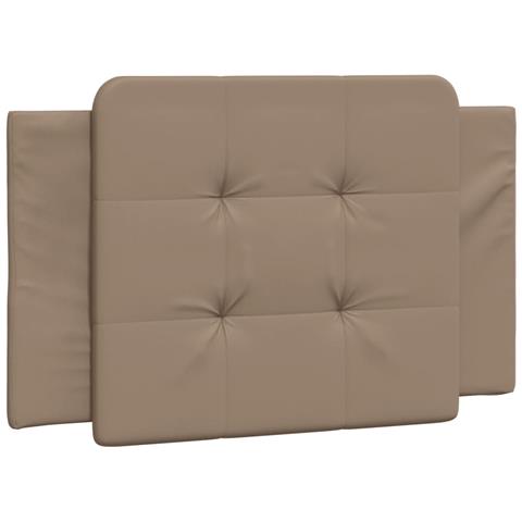 Lusso Casadino -  Cuscino Testiera Zadar Cappuccino 90 Cm In Similpelle - Foto 1