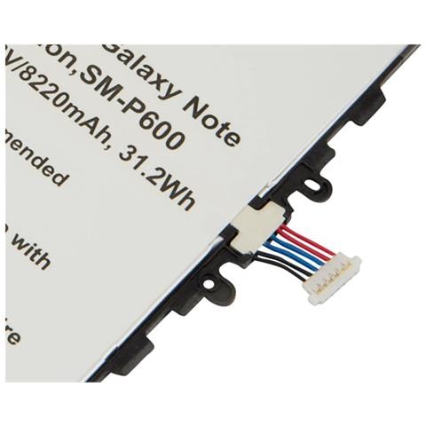Batteria Per Tablet Per Galaxy Note 10.1 2014 E Sm-p600 Li-polymer 3.8v 8220mah - Foto 2