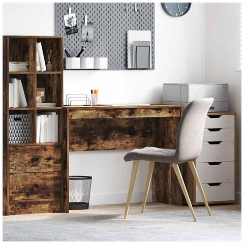 Scrivania Rovere Affumicato Legno ingegnerizzato 100 x 40 x 76 cm - Foto 2