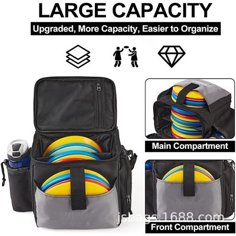 Borsa Da Disc Golf Per 13+ Dischi, Porta Borraccia - Foto 2