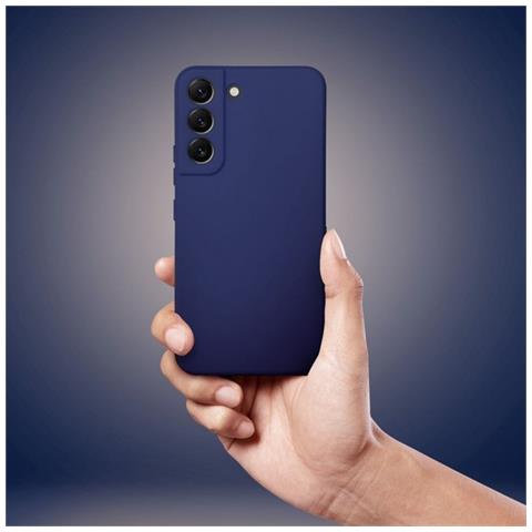 Custodia Tpu Silicone Cover Soft-case Per Samsung Galaxy S25 Plus Sm-s936 Blu - Foto 5