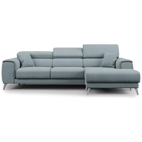 Fusion Divano Angolare In Tessuto Smacchiabile T05 Carta Da Zucchero - Foto 2