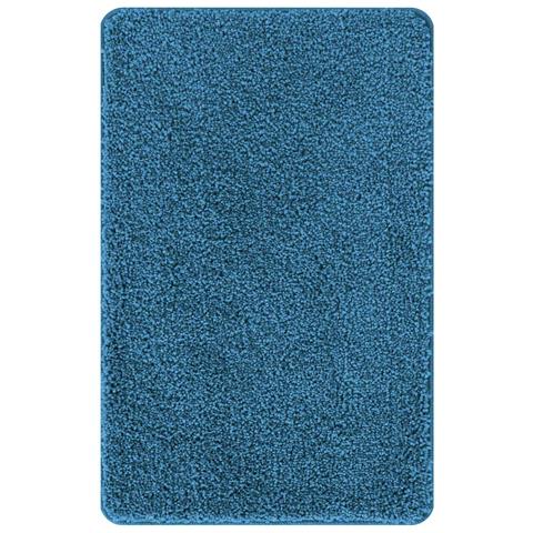 Tappeto da bagno 3 pcs Blu 50 x 50 cm Polipropilene - Foto 2
