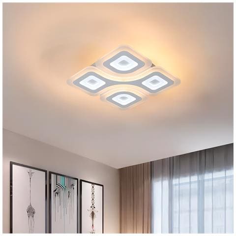 Lampadario Led 95w, Telecomando 2.4g, Luce Regolabile 6400lm Bbled030 - Foto 1