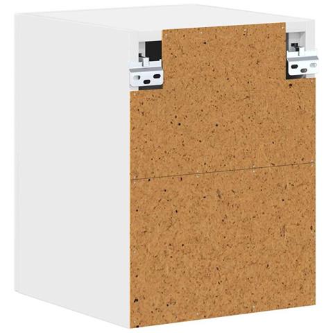 Pensile cucina con porta 2 pcs Bianco Lucido 30 x 31 x 40 cm - Foto 9